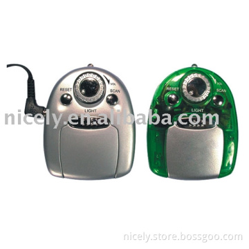 fm radio with earphone &amp; light
